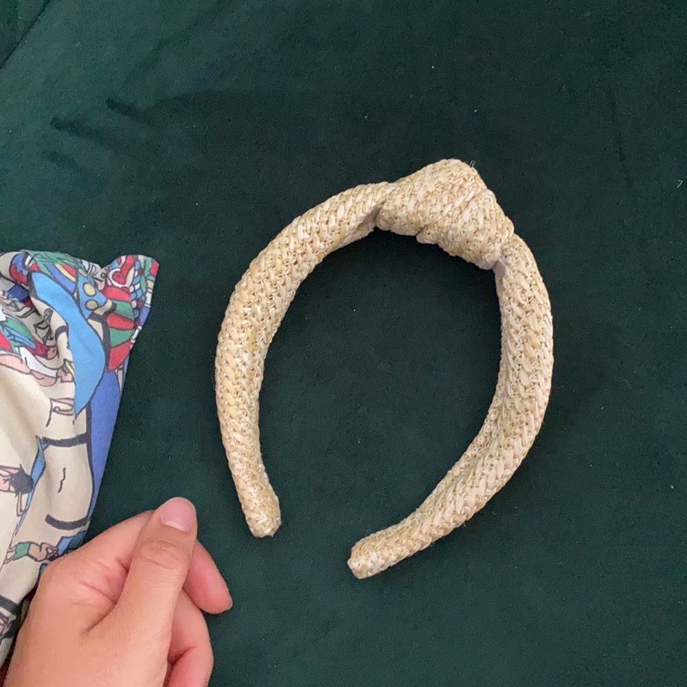 J.Crew Factory rattan knot headband